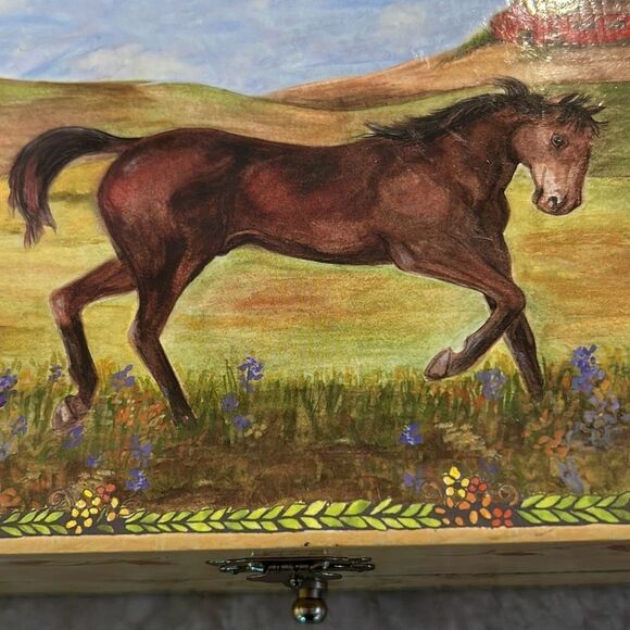 Horse Themed Jewelry Box - Picture 3 of 9
